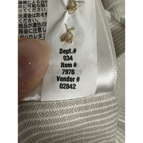 Eddie Bauer, Men's Relaxed Fit, Linen Blend Long Sleeve Shirt, XL - Picture 7 of 8